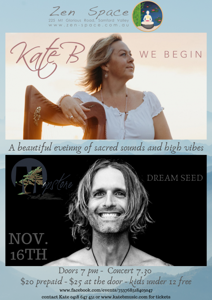 Kate B and Chris Mapstone in Concert Poster