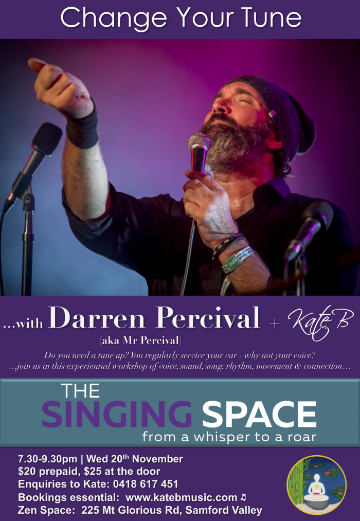 Change your Tune with Darren Percival Poster