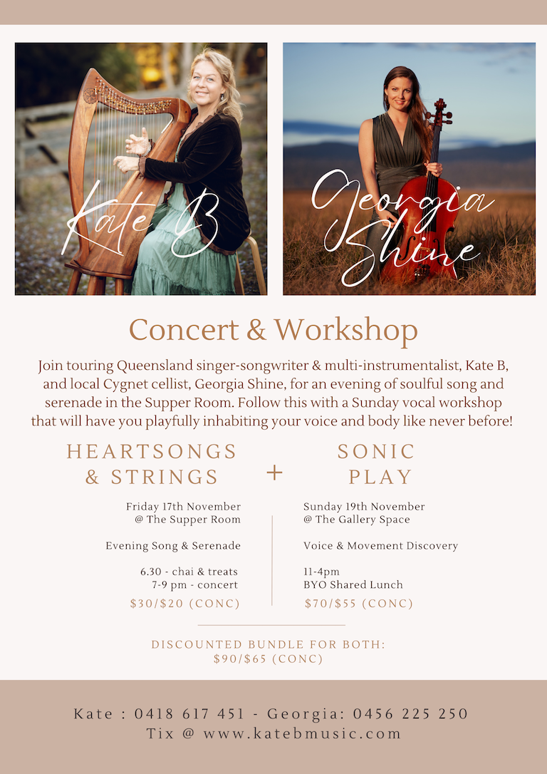 Kate B & Georgia Shine – Sonic Play Workshop – Kate B Music